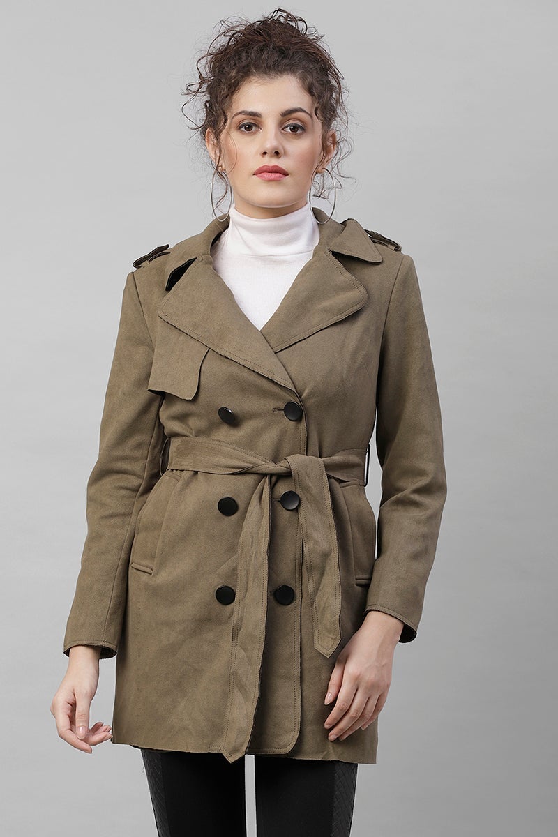 Gipsy Olive Polyester Jacket