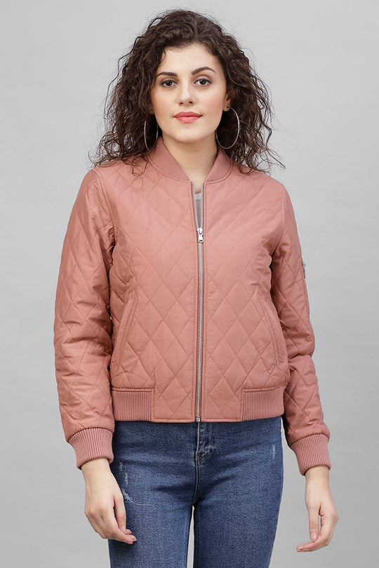 Gipsy Brick Pink Polyester Jacket