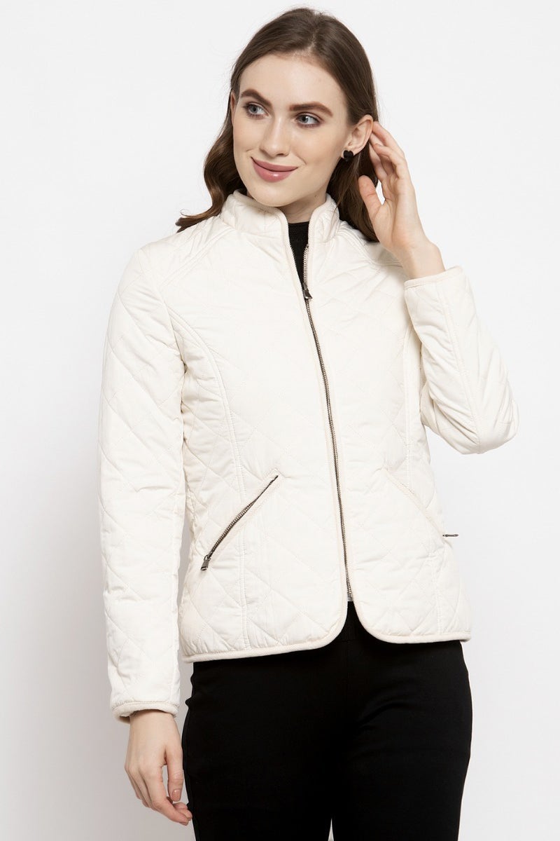 Gipsy Cream Self Designed PU Jacket