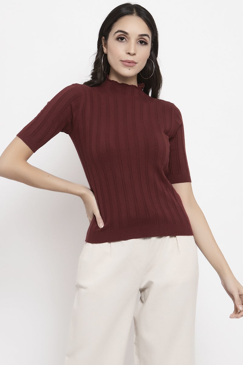 Gipsy Wine Self Designed Acrylic Sweater