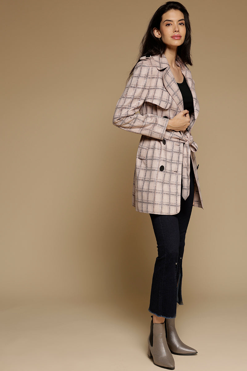 Beige Regular Fit Suede Jackets