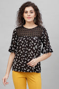 Gipsy Black Polyster Top