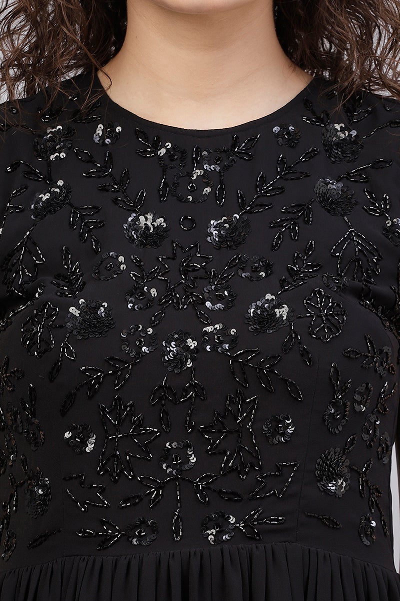 Gipsy Black Polyster Dress