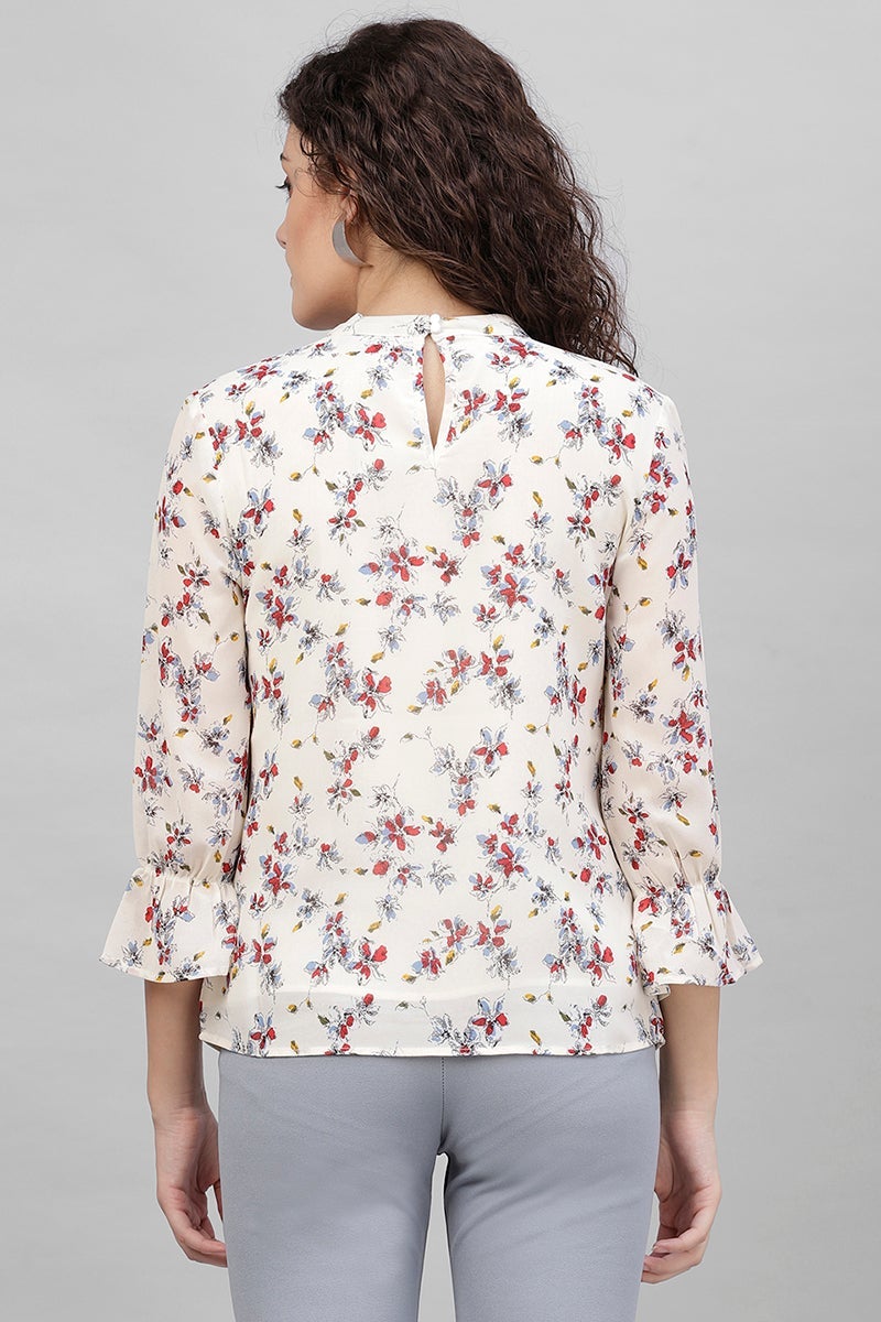 Gipsy Cream Polyster Top
