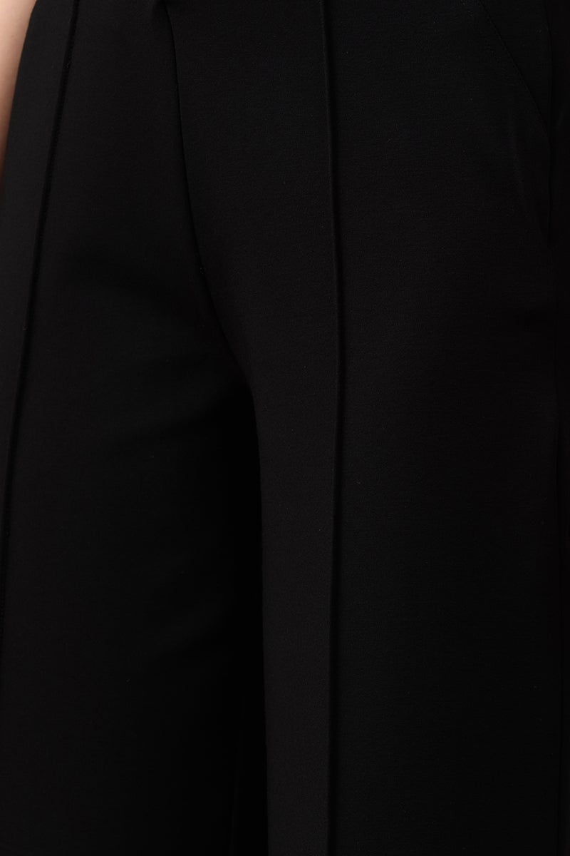 Gipsy Black Solid Pant/Trousers