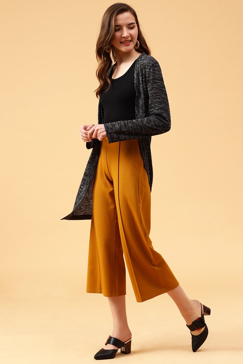 Gipsy Mustard Solid Pant/Trousers