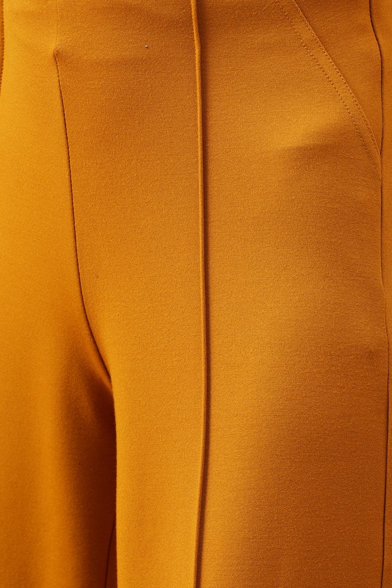 Gipsy Mustard Solid Pant/Trousers