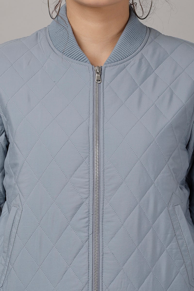 Gipsy Sage Blue Polyester Jacket