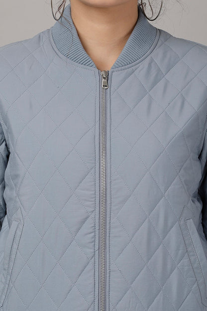 Gipsy Sage Blue Polyester Jacket