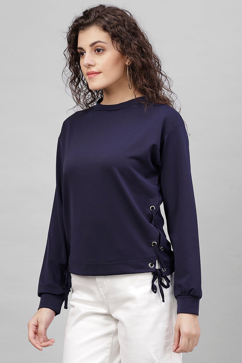Gipsy Royal Blue Polyster Top