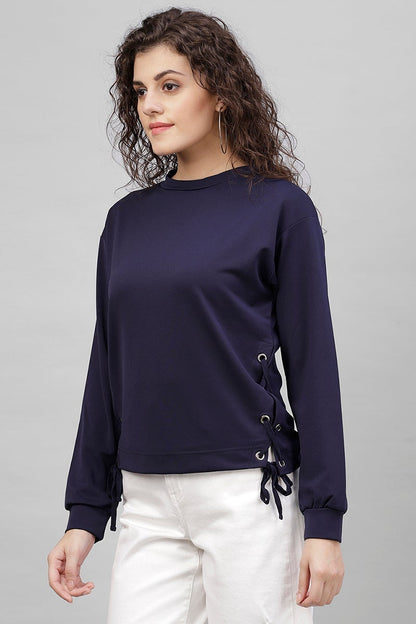 Gipsy Royal Blue Polyster Top