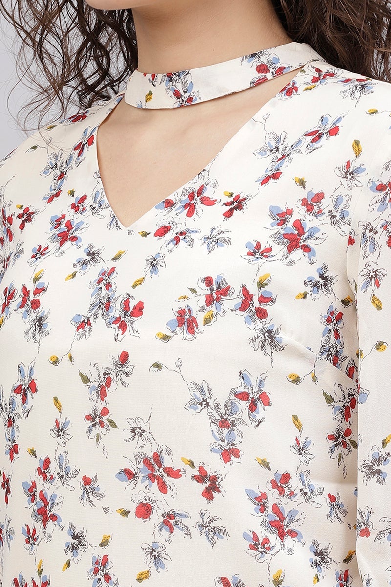 Gipsy Cream Polyster Top