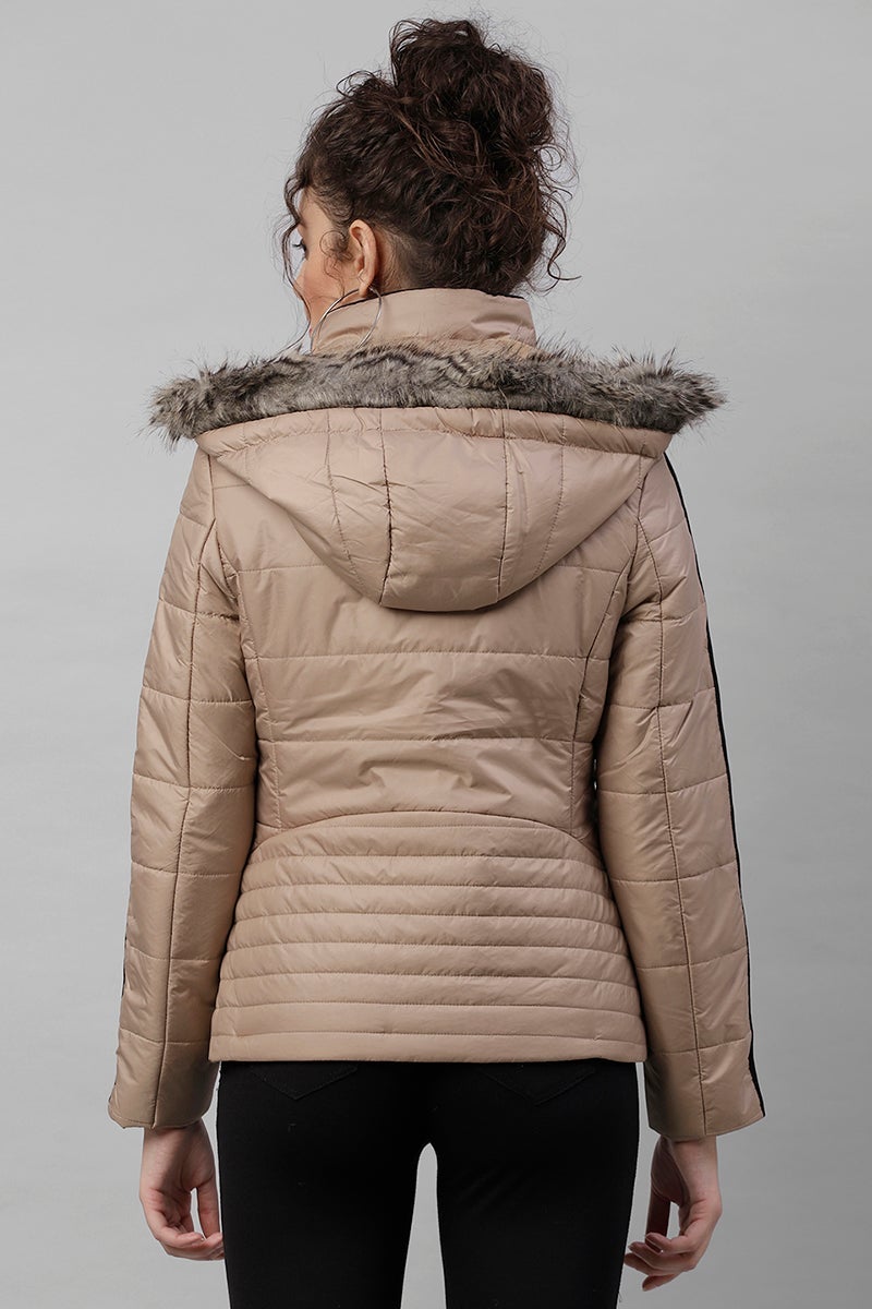 Gipsy Beige Polyester Jacket