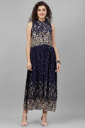 Gipsy Navy Polyster Dress
