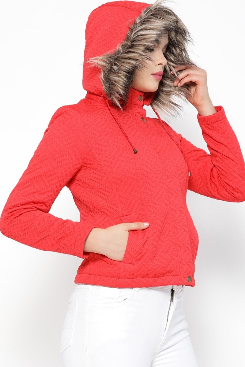 Gipsy Women Red Hooded Ladies Jackets