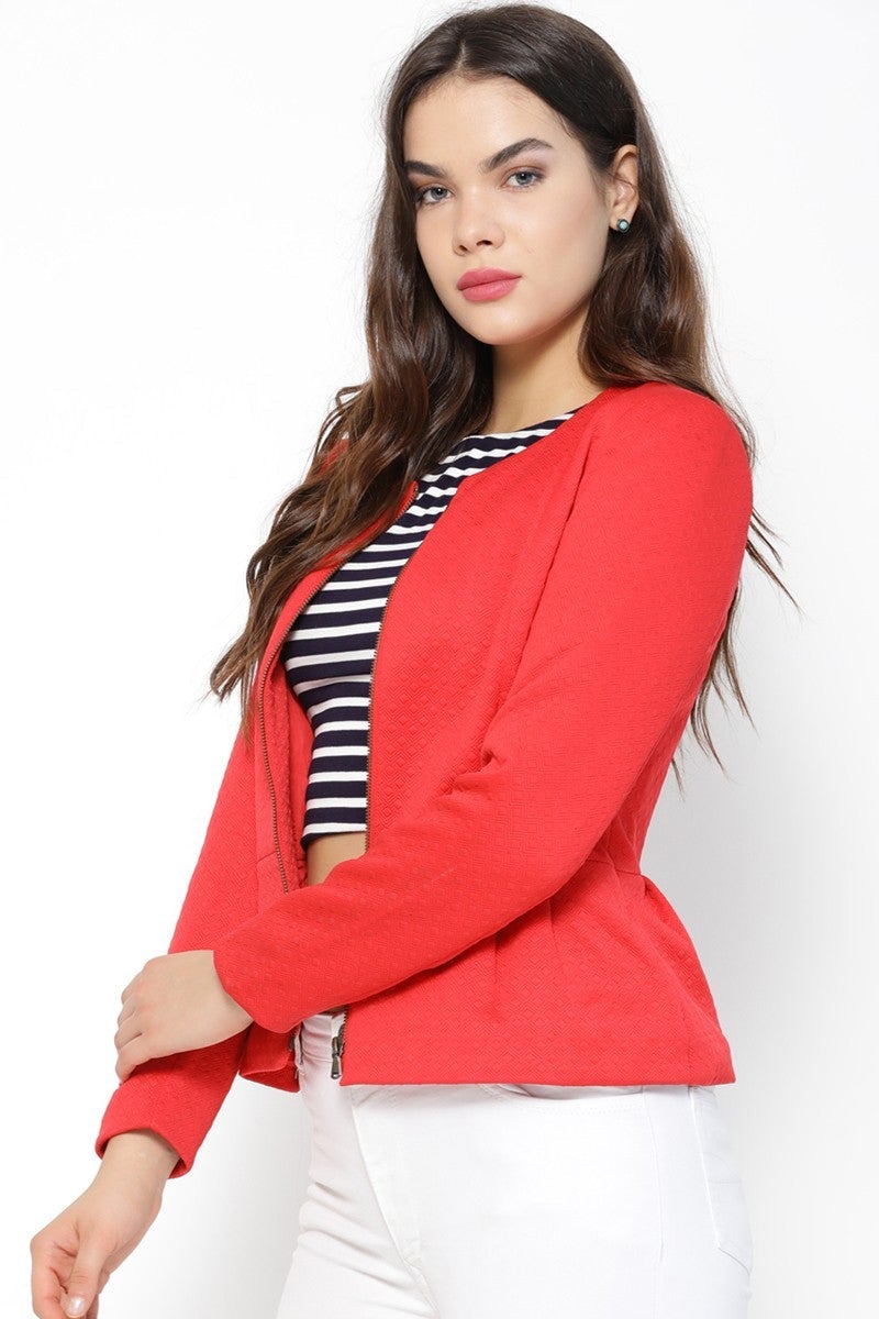 Gipsy Women Full Sleeve Red Ladies Jackets