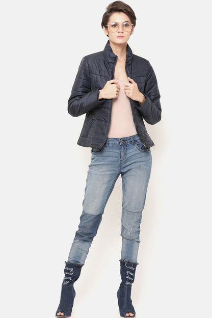 Gipsy Navy Blue PolyesterJacket
