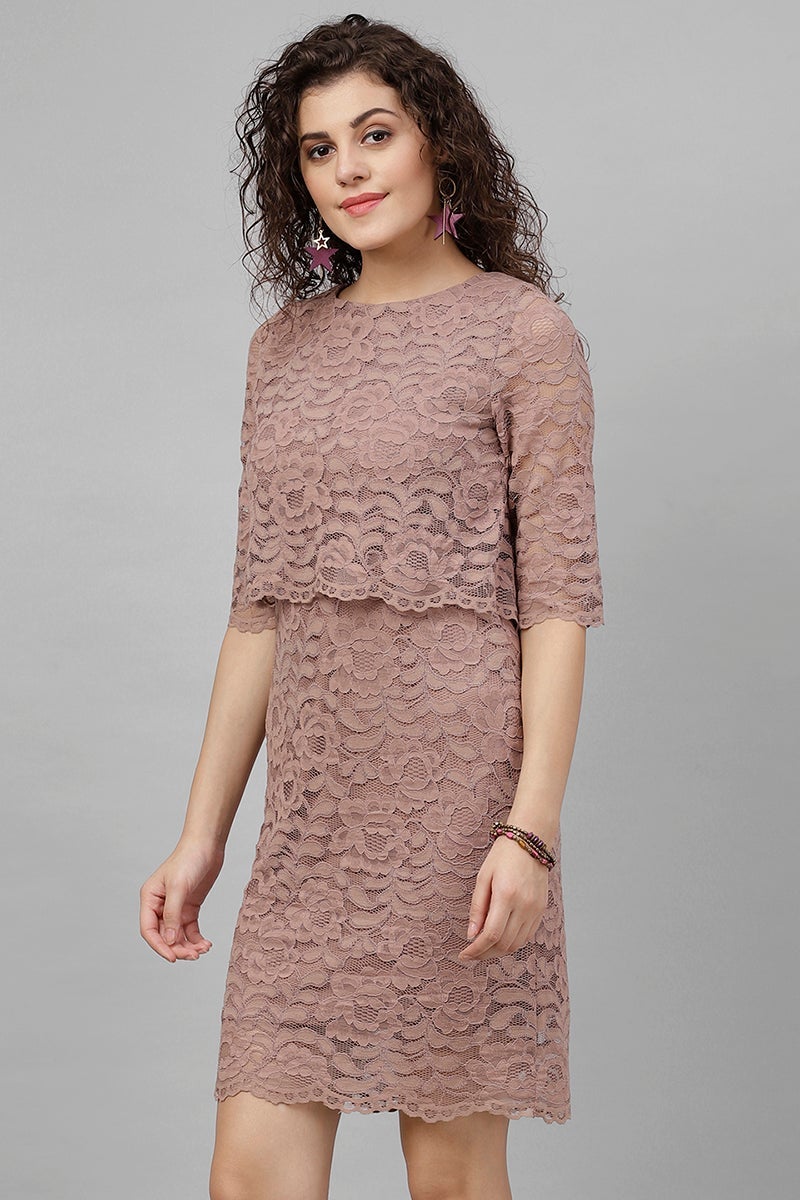 Gipsy Mocca Polyster Dress