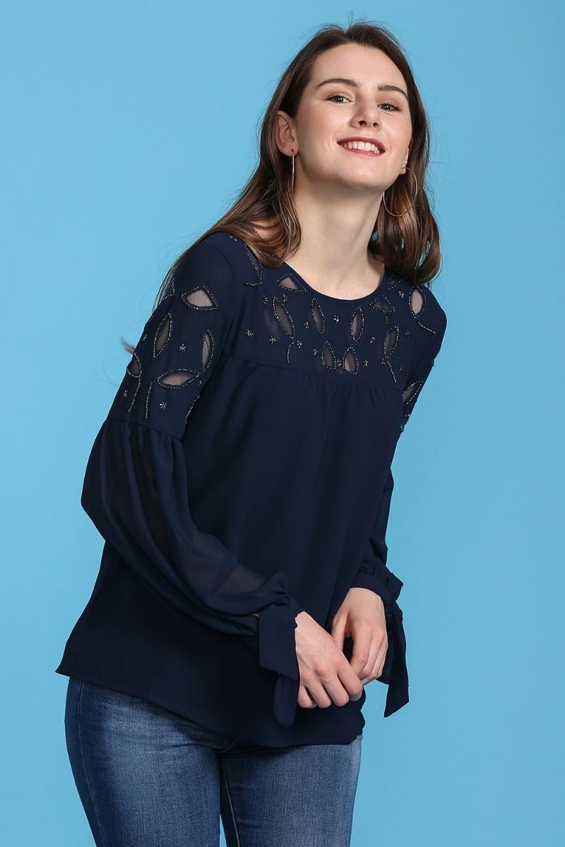 Electric Navy Blue Top