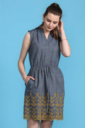 Chic Denim Short Dress