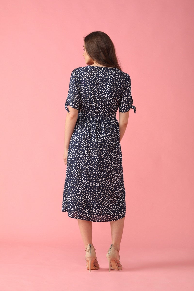 Gipsy Women Navy V-Neck Dress