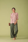 Gipsy Women Pink Round Neck Half Sleeves Pink