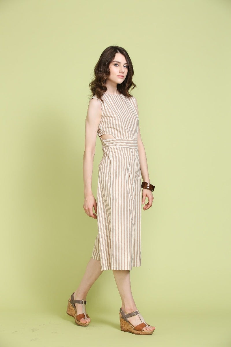 Alluring Striped Jumpsuit