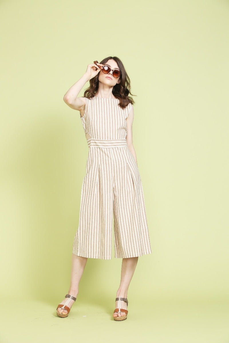 Alluring Striped Jumpsuit
