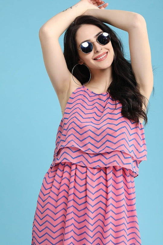 Bright Pink Maxi Dress