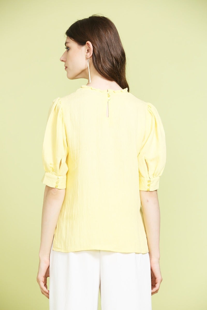 Adorable Lemon Hued Top