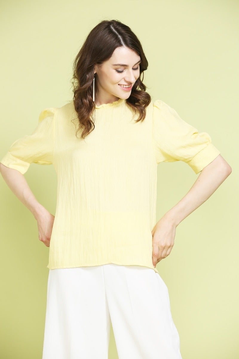 Adorable Lemon Hued Top