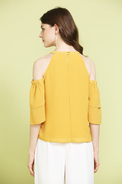Summer Party Cold Shoulder Top