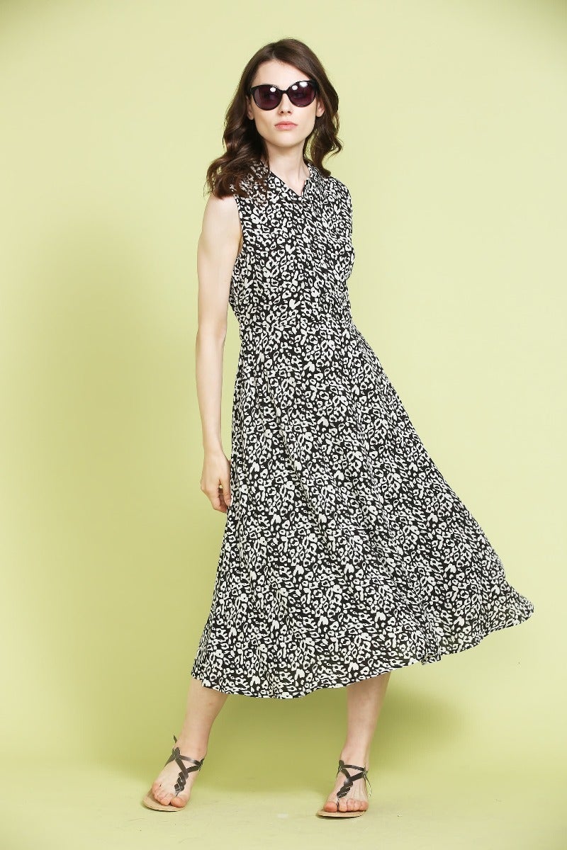 Vintage Printed Dress