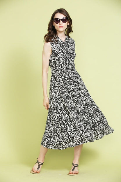 Vintage Printed Dress