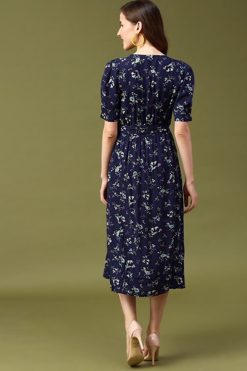 Gipsy Navy Floral Liva Dress