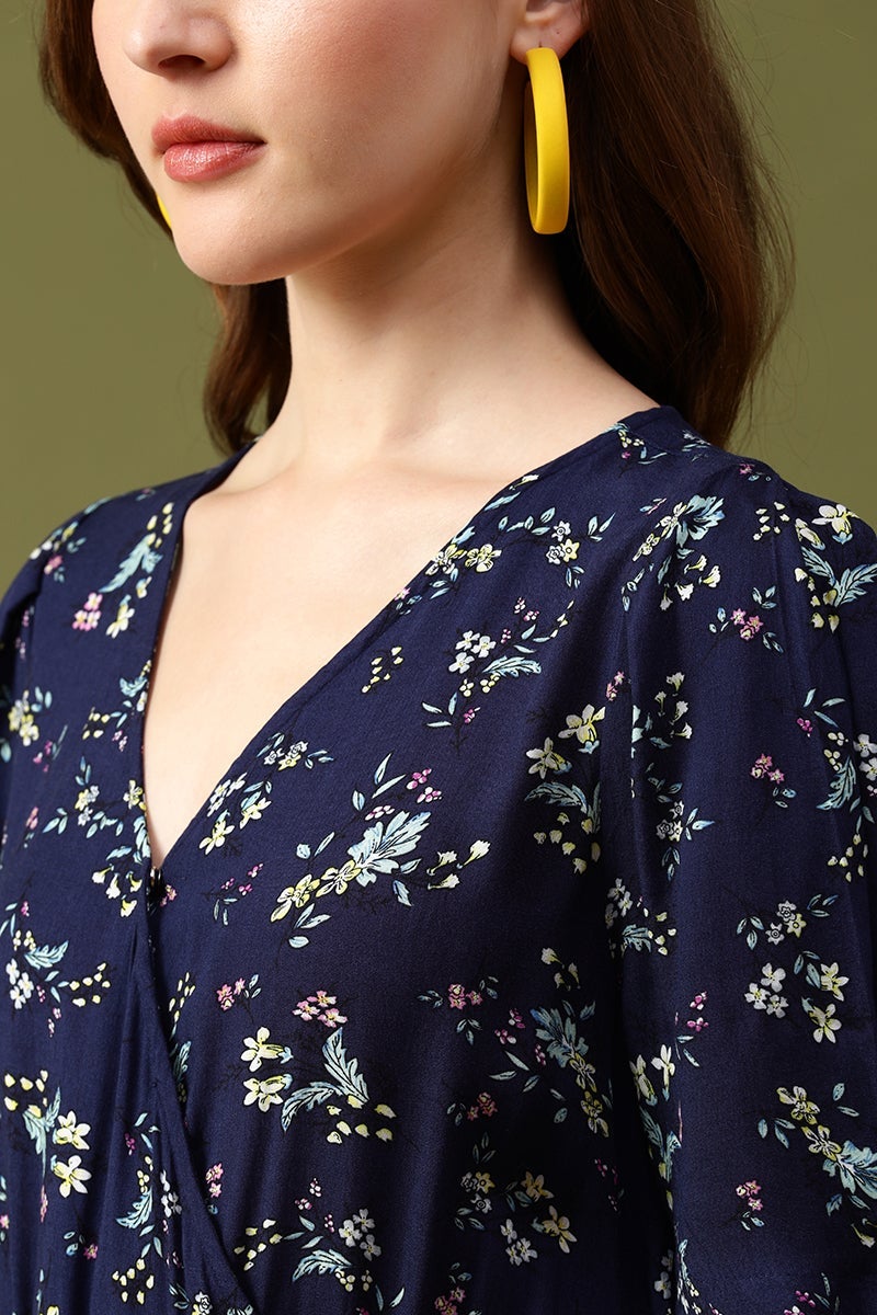 Gipsy Navy Floral Liva Dress