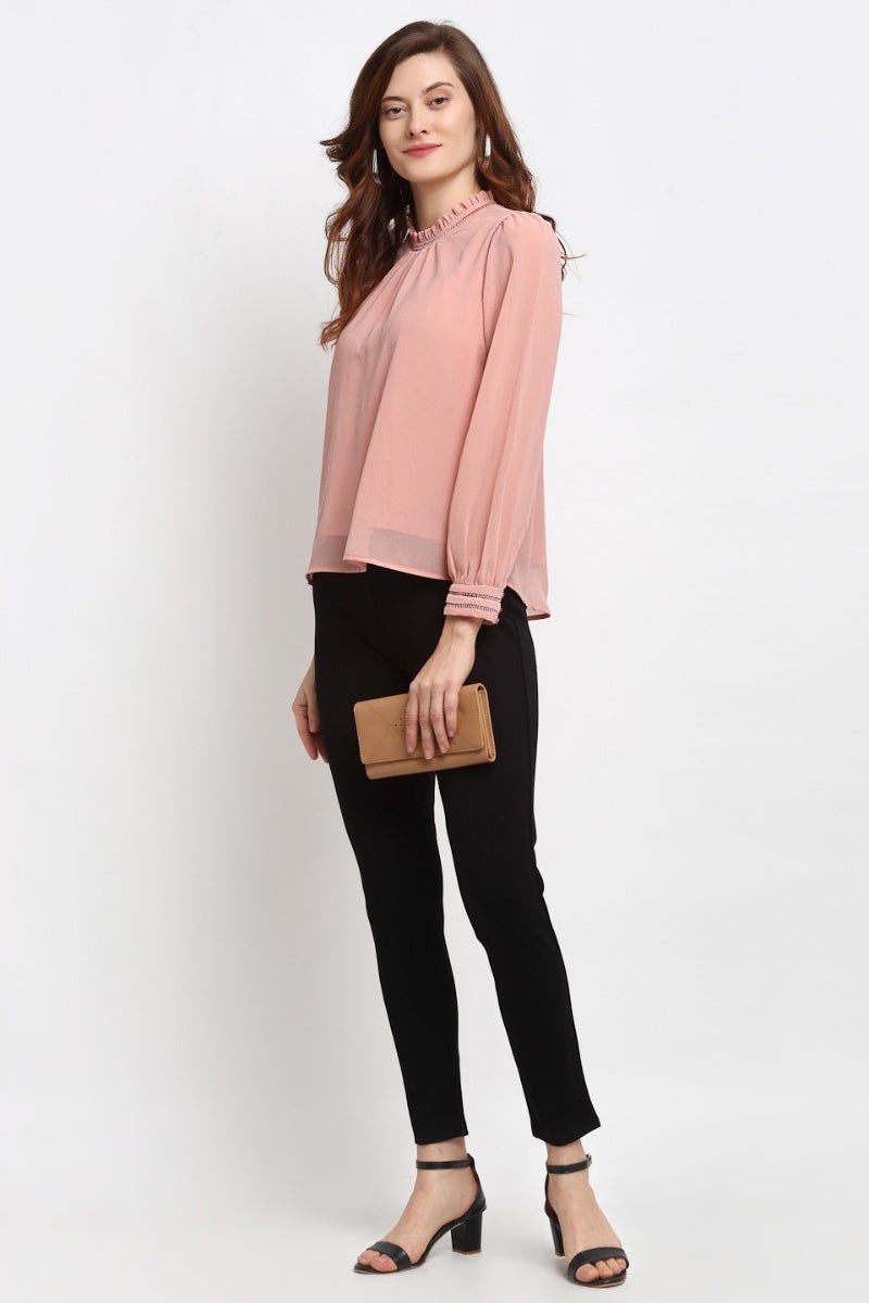 Black Ankle Length Solid NR Knit Jegging
