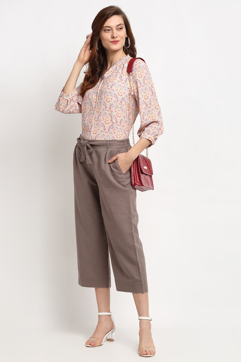 Multi Medium Length V- Neck Rayon Tunic